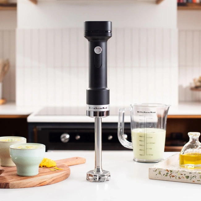 Bezprzewodowy blender ręczny KitchenAid Go 5KHBRV71BM, czarny mat