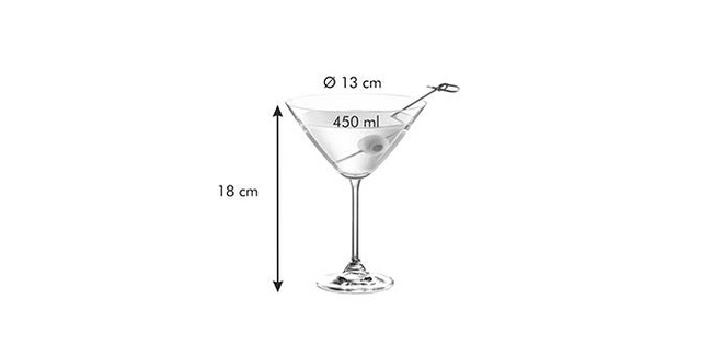 Kieliszek do martini Charlie 450 ml - Tescoma