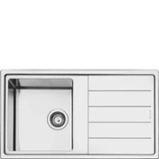 Smeg - Zlewozmywak Ze Stali Nierdzewnej Mira Ldr861-2 Stal Nierdzewna