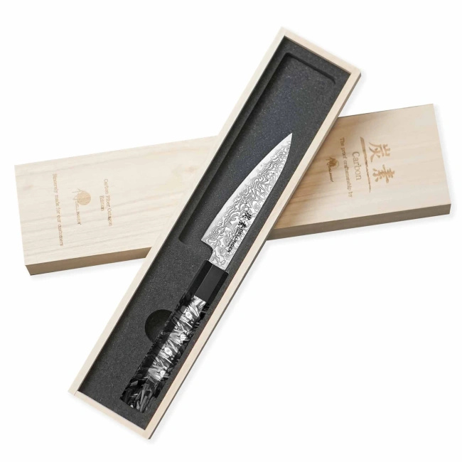 Dellinger Carbon Fiber Octagon Nóż Paring 10.5 cm