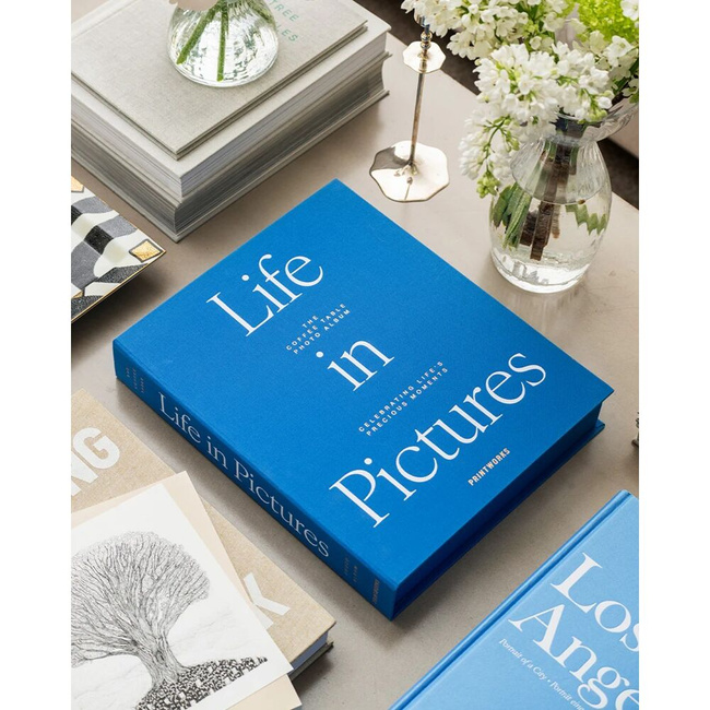 Album na zdjęcia Printworks Life in Pictures L, niebieski, 60 stron 28 x 21 cm