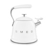 Smeg - Czajnik z gwizdkiem, biały 50's style WKF01WH