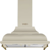 Smeg - Okap kuchenny, Cortina CORTINA KC16POE Kremowy