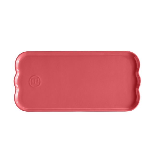 Prostokątny talerz do serwowania - Różany - Emile Henry