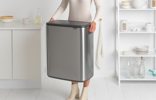 Kosz na śmieci Touch Bin BO 60l stal matowa - Brabantia