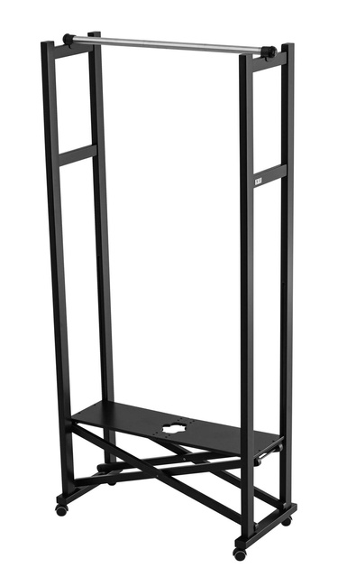 Arredamenti Elios Stojak na ubrania - 37 x 78 cm, Czarny