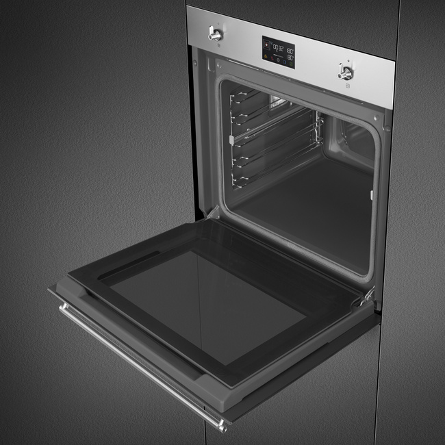 Smeg - Piekarnik, 60 cm, Classica Classica Sop6302S2Px Stal nierdzewna.