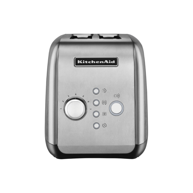 Toster KitchenAid na 2 kromki z automatycznym opuszczaniem 5KMT221ESX, stal szczotkowana