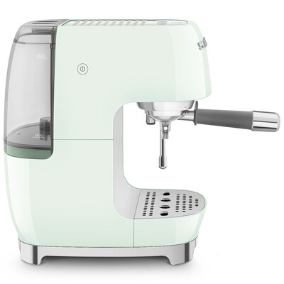 Smeg - Ekspres do kawy, kolbowy ECF03PGEU 50's Style - zielony