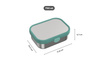Lunchbox stalowy dla dzieci Mepal Campus Stitch 750 ml z wkładem Bento