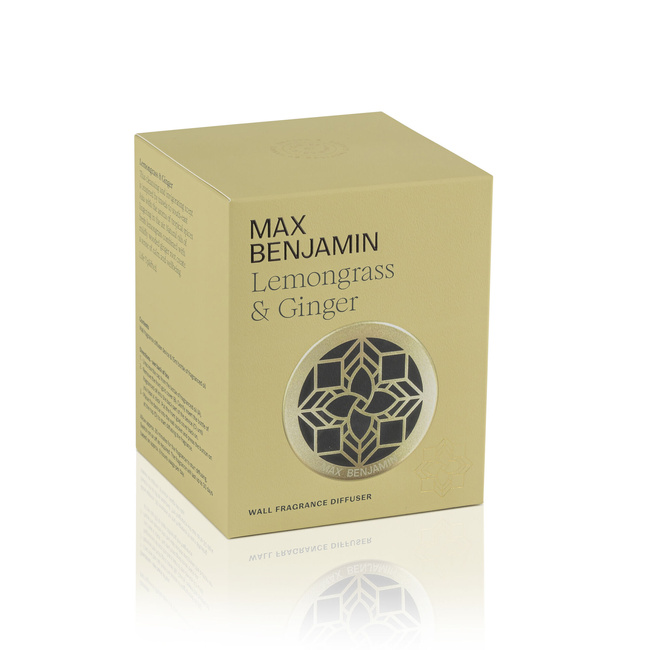 Dyfuzor zapachowy ścienny o zapachu lemongrass & ginger - Max Benjamin