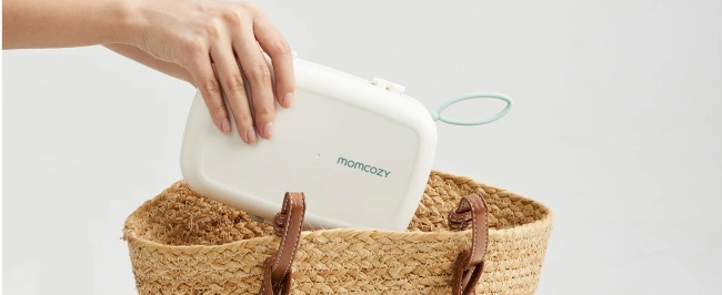 Zestaw szczotek do butelek Momcozy LS001 7 w 1 z ociekaczem, różowy