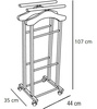 Clever Wieszak do sypialni - 108 x 46 cm, biały - Arredamenti