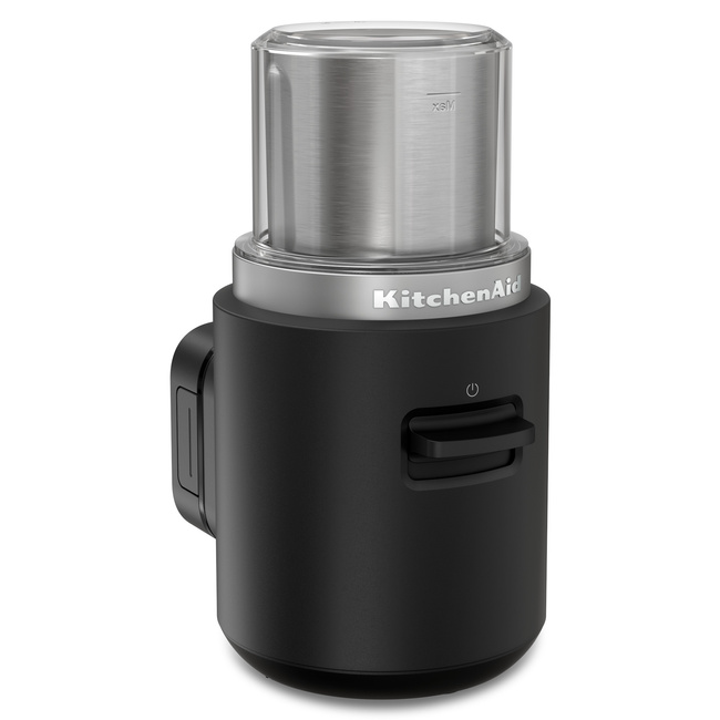 Bezprzewodowy młynek do kawy KitchenAid Go 5KBGR111BM, czarny mat