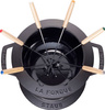 Zestaw do fondue 18 cm, czarny - Staub