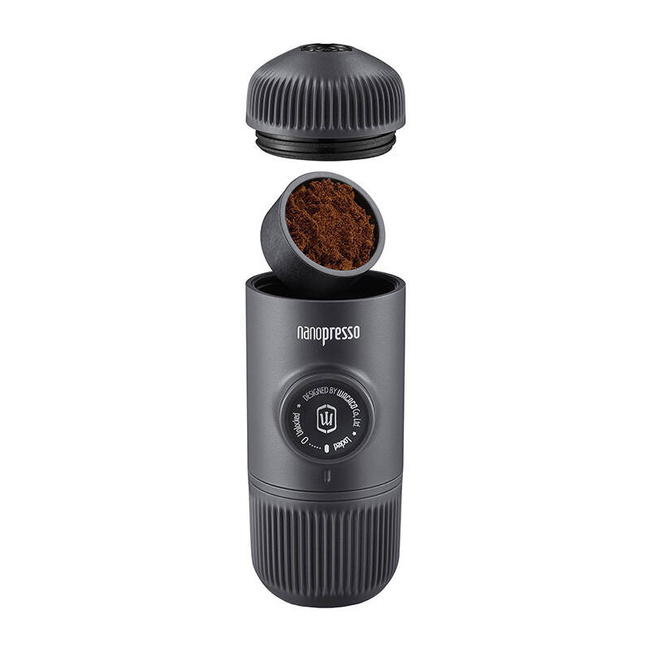 Przenośny ekspres do kawy WACACO Nanopresso 250 ml szary + etui