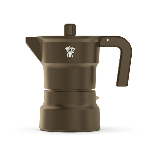 Pezzetti Solidexpress Emaliowana kawiarka (3 filiżanki) - Brązowy