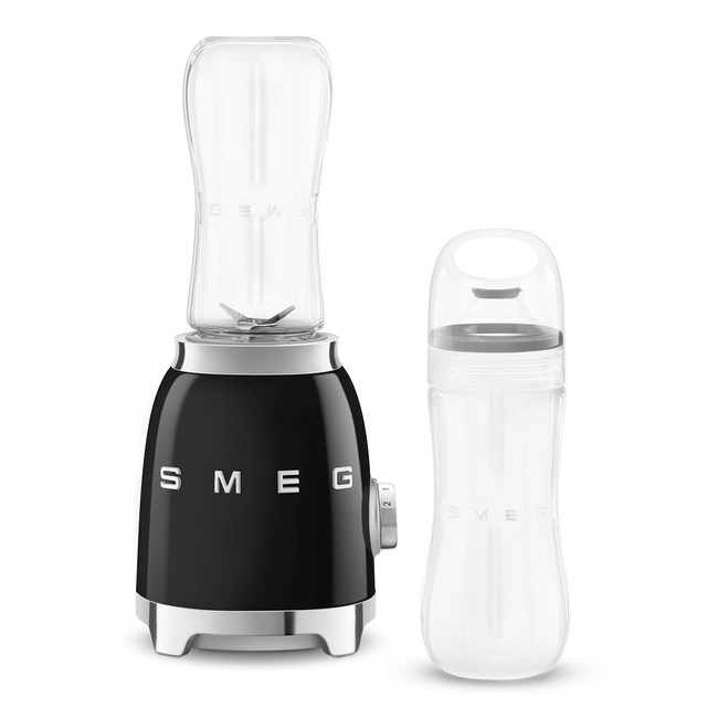 Smeg - Blender Mini, Czarny Pbf01bleu 50's Style