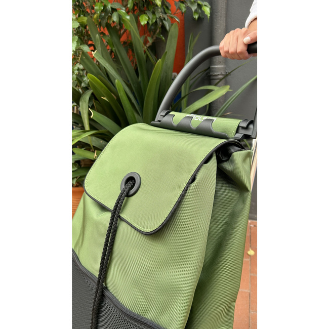 Wózek na zakupy składany Rolser I-Max Urban Mf 2Lrsg Kaki 43L 2 koła XL