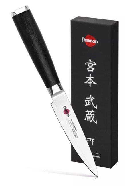 Fissman Kensei Musashi Nóż Uniwersalny Damast VG-10 G10 10 cm