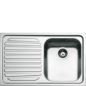 Smeg - Zlewozmywak ze stali nierdzewnej OMNI SP791S-2 Stal nierdzewna