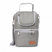 Torba termiczna na mleko Momcozy LG001 z odpinaną przegrodą i klamrą do wózka