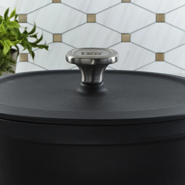 Żeliwny, Owalny Garnek Z Pokrywą Graphite 27X22 Cm, 4,8 L - Berghoff