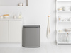 Kosz na śmieci Touch Bin BO 60l mineralny szary - Brabantia