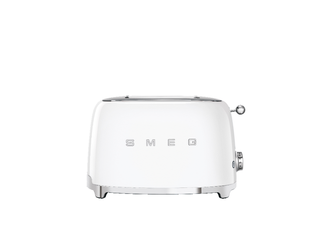 Smeg - Toster, Dwie Kromki, Biały 50's Style Tsf01Wheu Biały