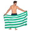 ręczniki plażowe szybkoschnące 200x90 cm Cancun Green XL - Dock & Bay