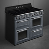 Smeg - Kuchnia Wolnost, 110cm, Victoria, Nieb. Victoria Tr4110Igr2 Niebieskoszary.