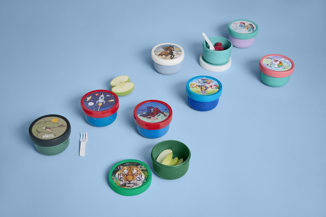 Mepal Lunch set Campus 3 el Hot Wheels lunchbox pudełko na owoce bidon 750 ml 400 ml