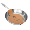 Shiori - Stainless steel 304 patelnia bez powłoki indukcja 28cm