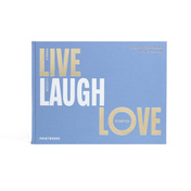 Album na zdjęcia Printworks Live, Laugh, Love, niebieski, poziomy, 60 stron
