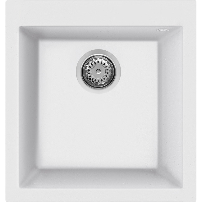 Smeg - Zlewozmywak kompozytowy Quadra Vz45b Biały