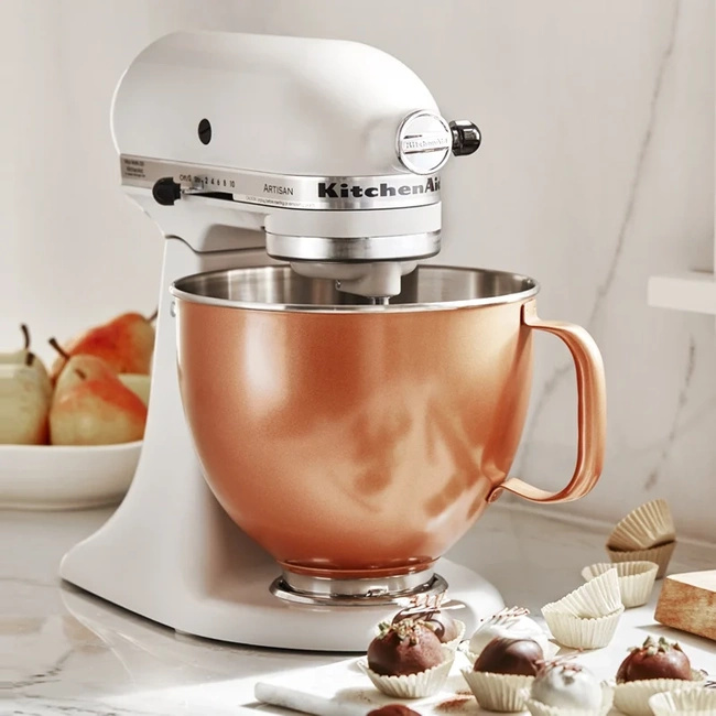 Dzieża ze stali nierdzewnej KitchenAid 4,8 l miedź perłowa 5KSM5SSBCE do mikserów Artisan 5 i Classic