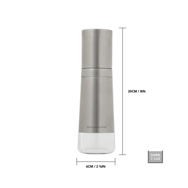 Kitchenaid młynki do soli i pieprzu - zestaw 2 sztuki.