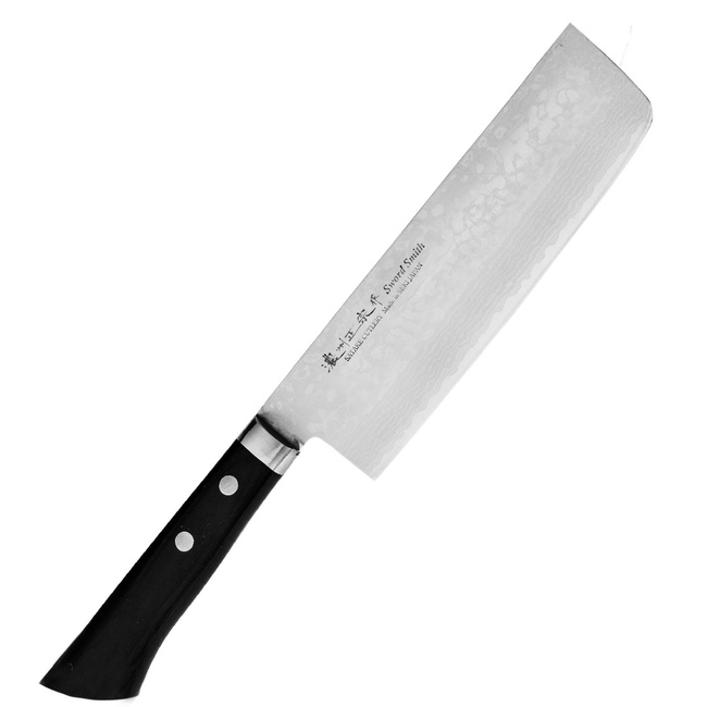 Satake Unique Sai Nakiri Knife - Vg-10 Stainless Steel 17cm Blade