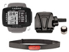 Licznik rowerowy LEZYNE SUPER PRO GPS HRSC LOADED w zestawie opaska na serce + czujnik prędkości/kadencji