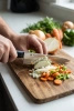 Nóż Santoku Tojiro Fujicut #3000, 18 cm, rdzeń ze stali Mo-V