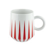 Kubek porcelanowy Alessi Delight NZ09, czerwony, 380 ml