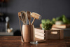 Trzepaczka 30 cm Stainless Steel/Acacia - Holm