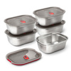 Lunchbox stalowy Black+Blum Multifunction M, 900 ml, do piekarnika i mikrofalówki
