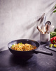 Wok Brabantia Vanta 30 cm 101443, czarny, powłoka z tytanem