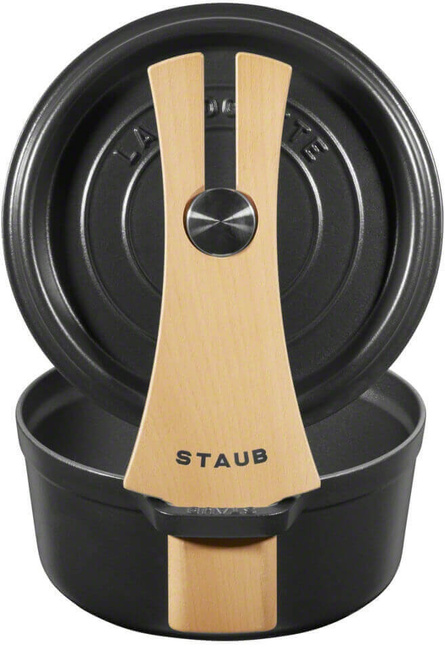 Staub Drewniany Uchwyt Na Pokrywkę 24 cm