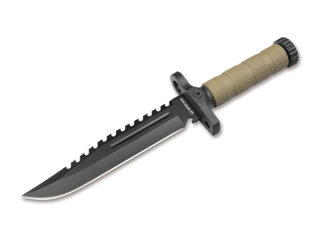 Nóż survivalowy Boker Magnum M-Spec Survival z pochwą, ostrze 20 cm, stal 7Cr17MoV