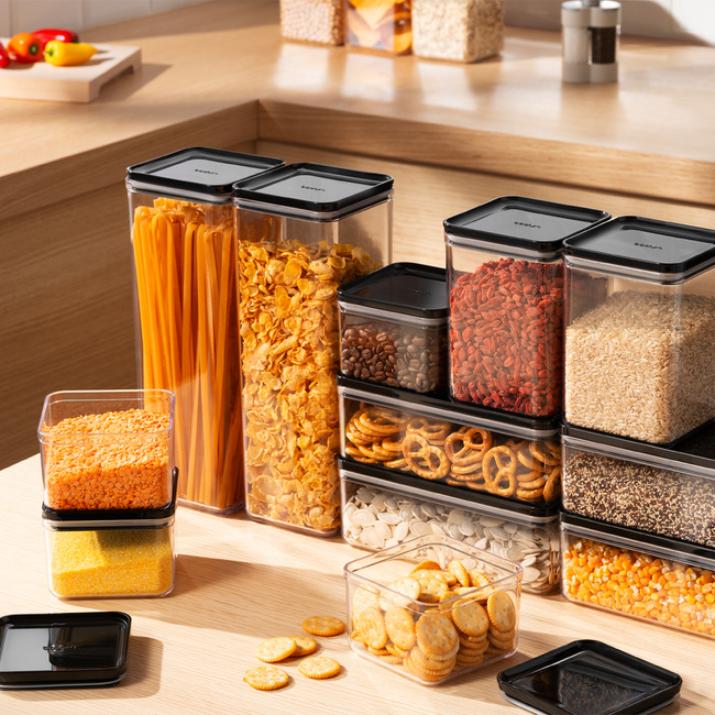 Bodum pojemniki kuchenne w zestawie Canteen 12 szt Black