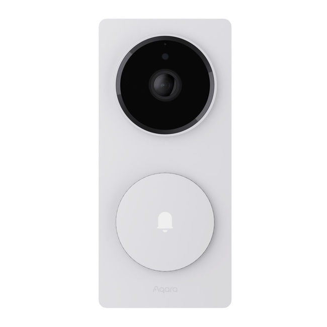 Wideodomofon Aqara Doorbell Camera Hub G410 Select, biały, kamera 2K z hubem