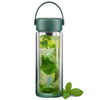 Butelki z podwójną ścianką i zaparzaczem Fuori 350 ml zielona - Vialli Design