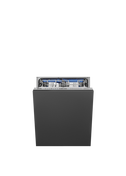 Smeg - Zmywarka do naczyń, 60 cm, wys. 86 cm UNIVERSAL STL324BQLH Srebrny (panel sterowania)